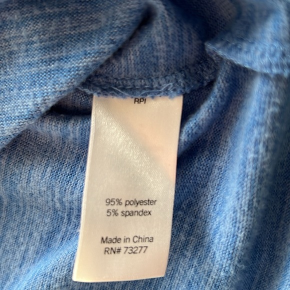 SO baseball tee, blue and grey, XS - Picture 8 of 11